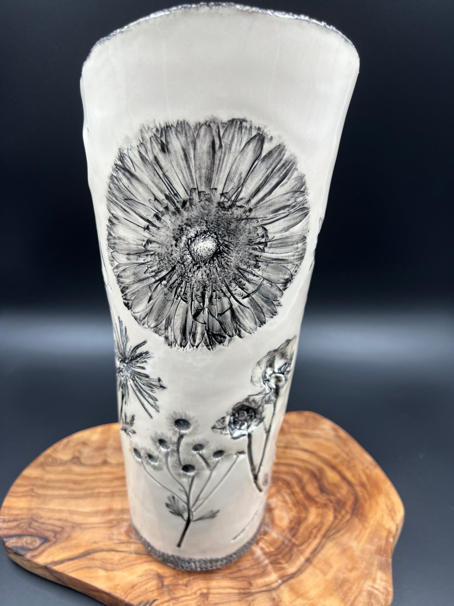 Wildflower Cascading Flowers Tall Vase