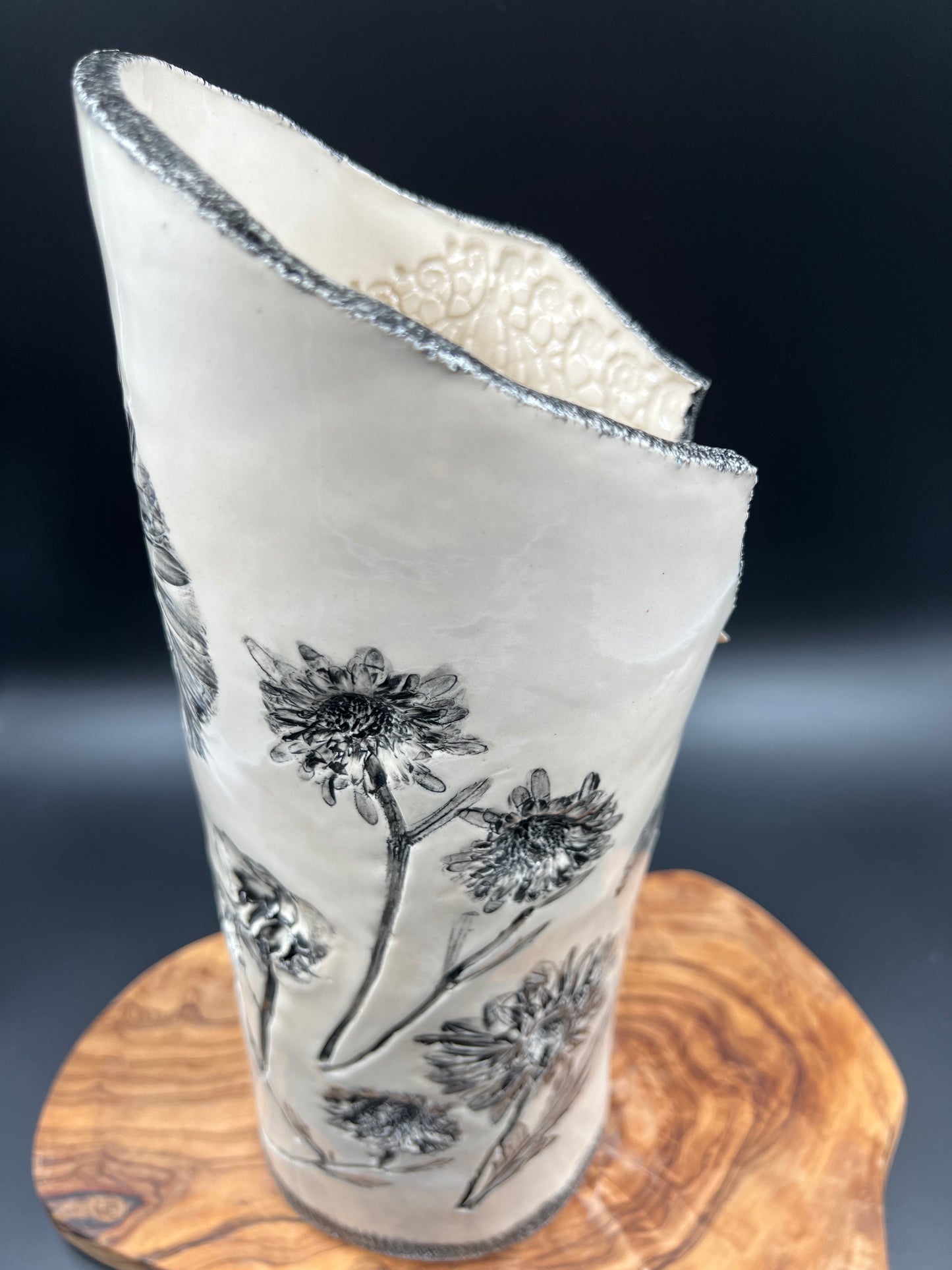 Wildflower Cascading Flowers Tall Vase
