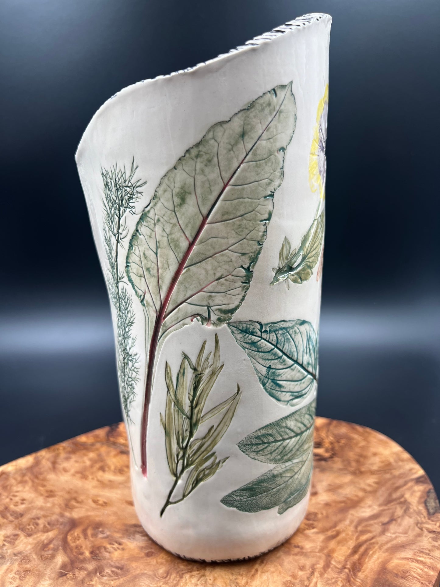Summer '24 Herb Vase with Cicada
