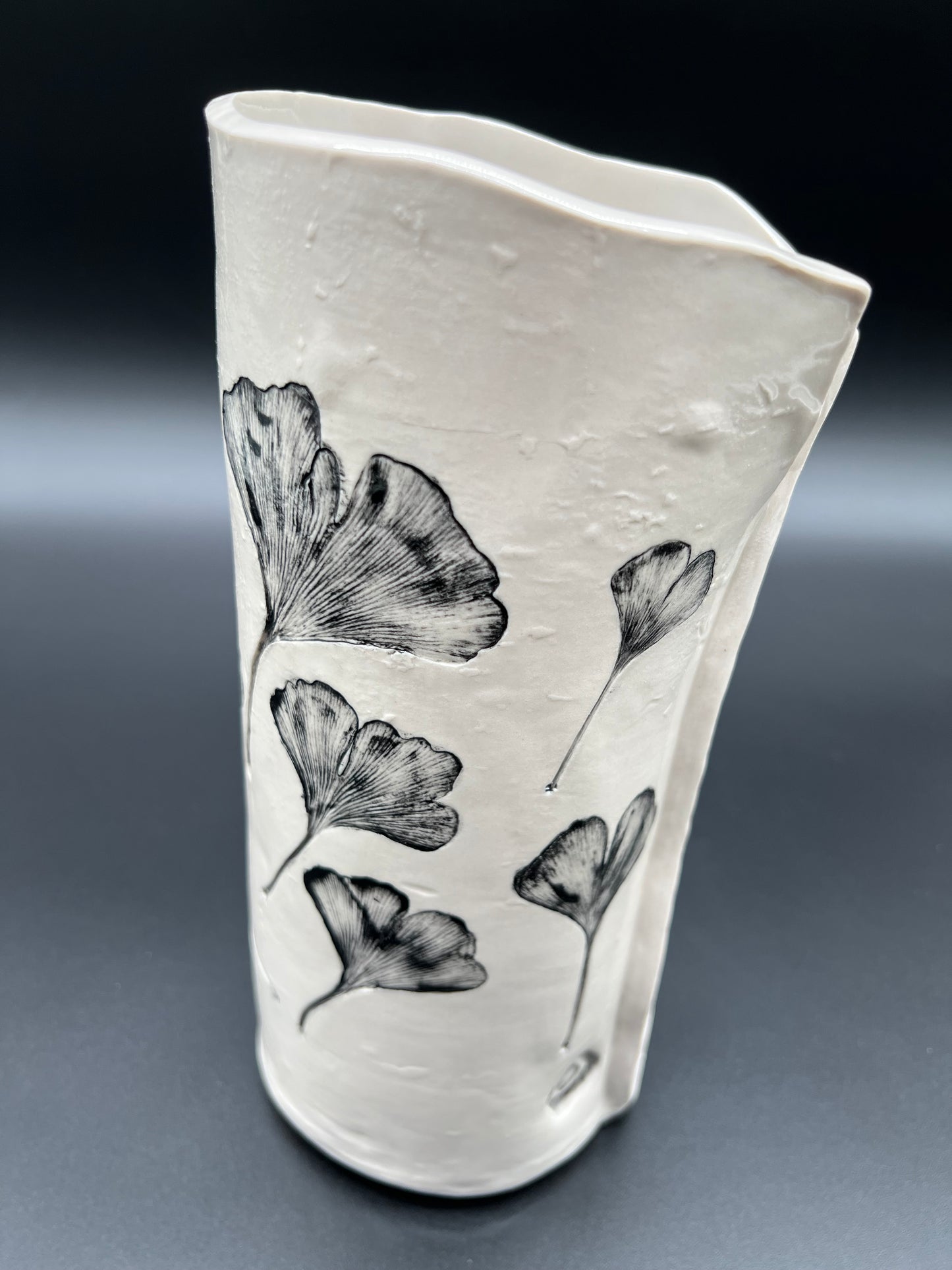 Birch and Ginkgo Vase