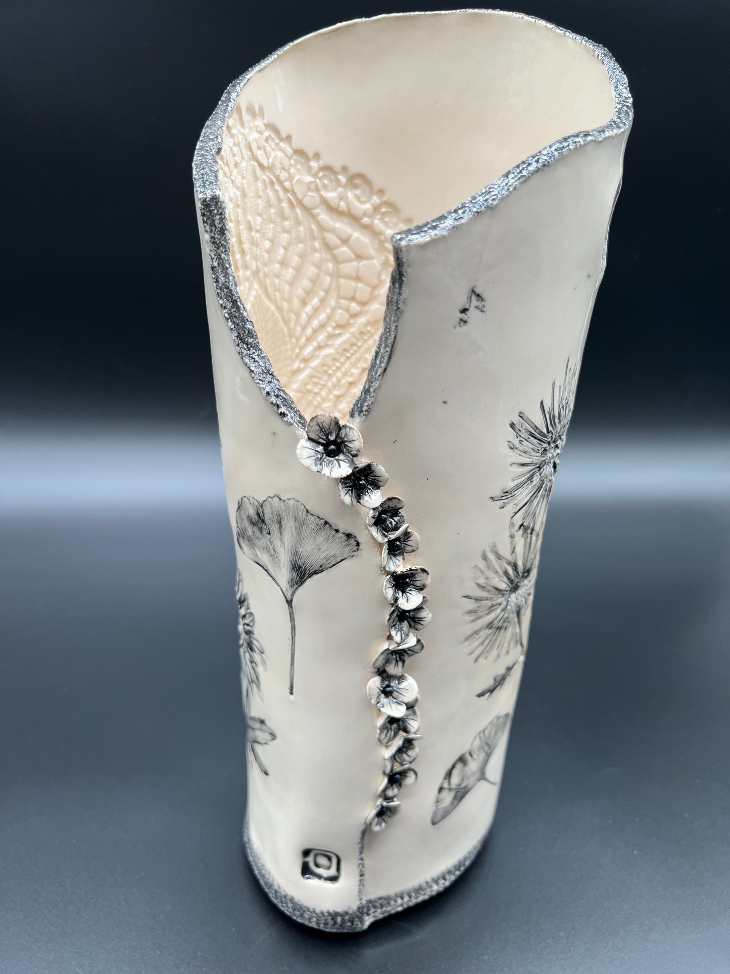 Wildflower Cascading Flowers Tall Vase
