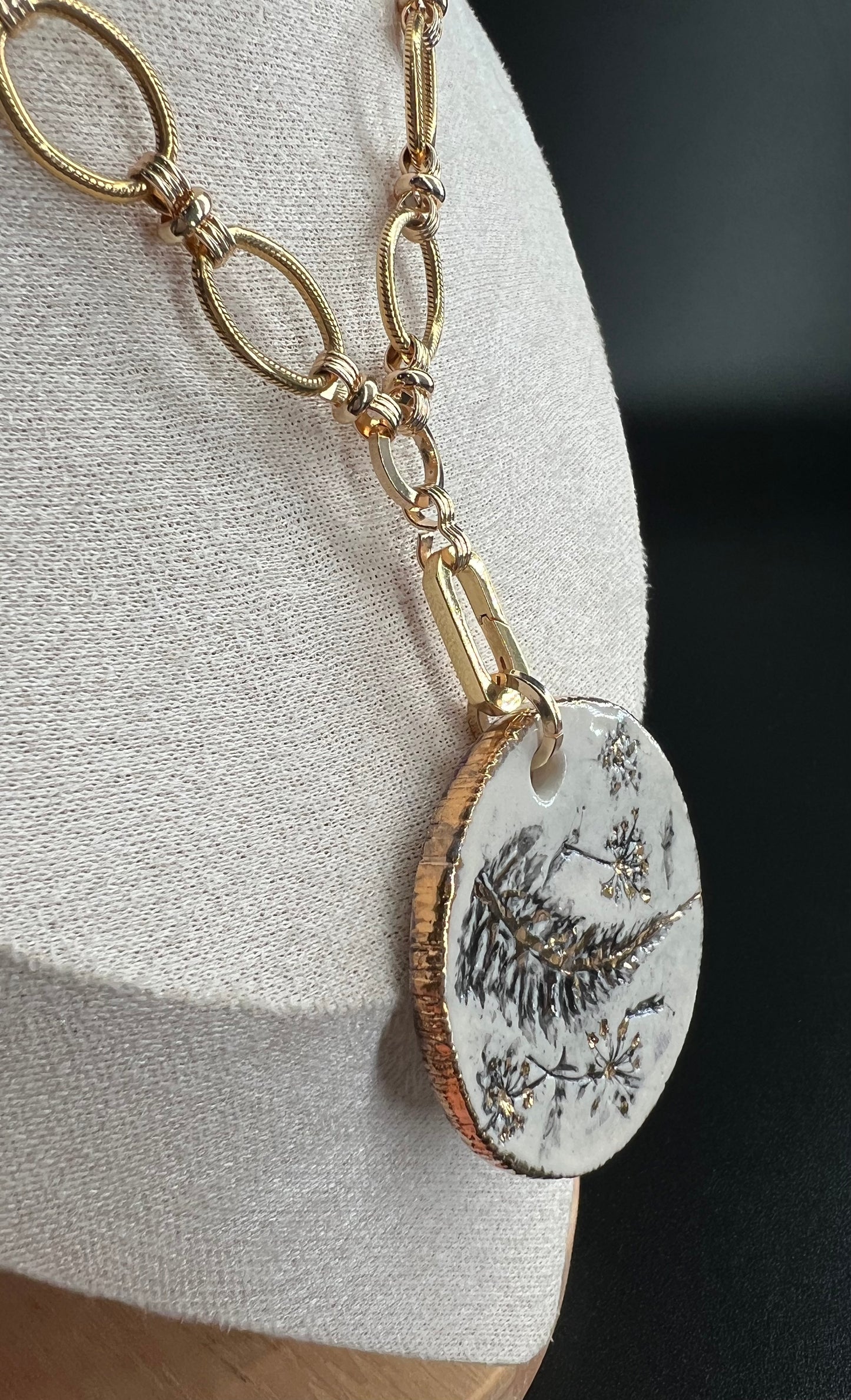 Fern Gold Leaf Necklace